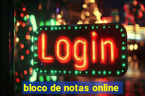 bloco de notas online